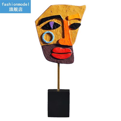 Home Decor Ornament Sculpture Resin Abstract Porch Desktop L