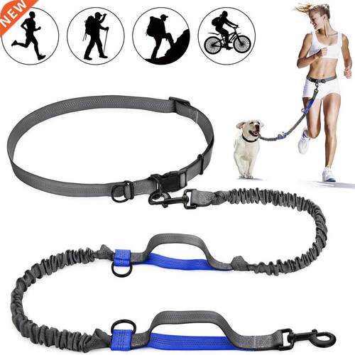 2022 New Reflective Leash Traction Rope Pet Dog Running Belt