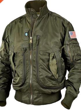 Cool Army Tactical Stand Collar Flight Men's Jacket