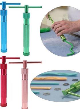 Household DIY 20 Discs Fimo Clay Extruder Craft Stainless St