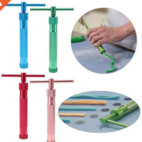 Household DIY 20 Discs Fimo Clay Extruder Craft Stainless St