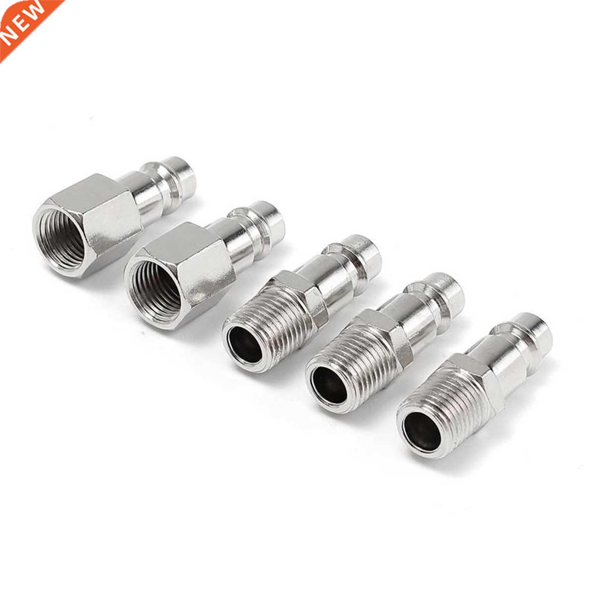 5pcs Euro Air Line Hose Compressor Connector Couplers Set Ma