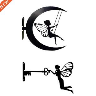 Lawn Stake Landscape Sculpture ron Garden Metal Decoratve