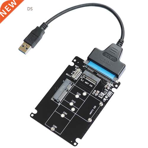 2 in 1 mSATA to SATA NGFF M.2 to SATA3 Converter PCB Adapter