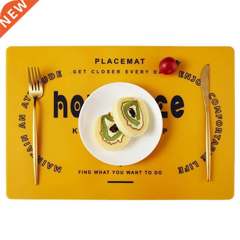 Table Placemat Rectangular Waterproof Coaster Cup Cushon No