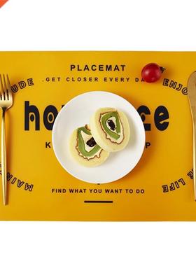 Table Placemat Rectangular Waterproof Coaster Cup Cushon No