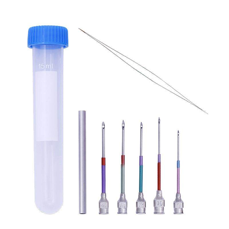 1 Set Metal Embroiy Stitching Punch Needle Handmade Needl