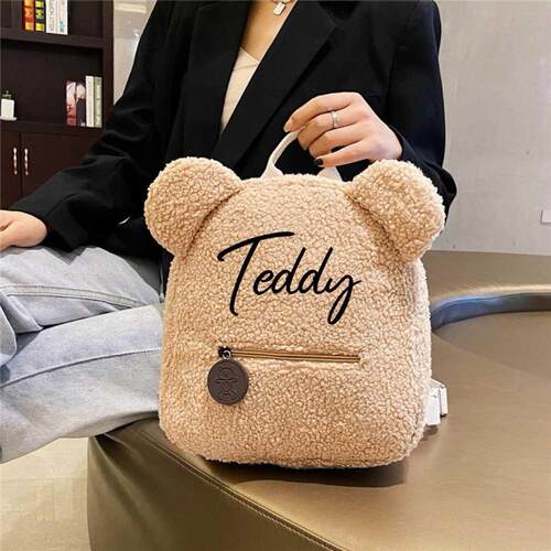 Personalised Name Initial Backpack with ANY NAME Portable Mi