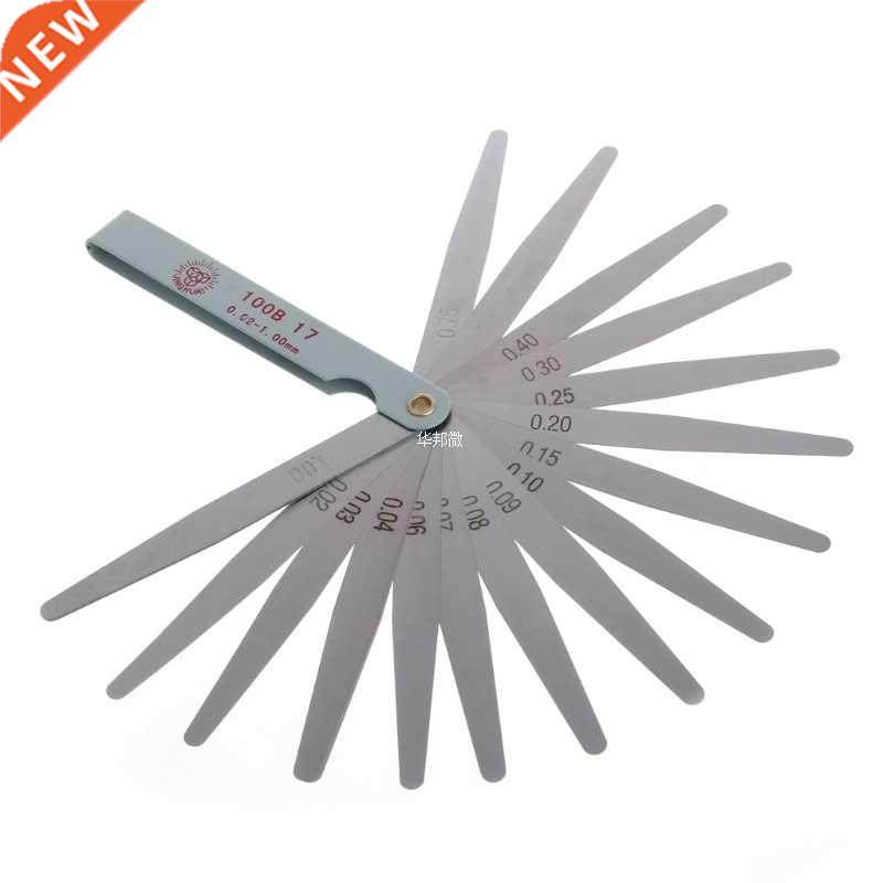 0.02 to 1mm 17 Blade Thickness Gap Metric Filler Feeler Gaug