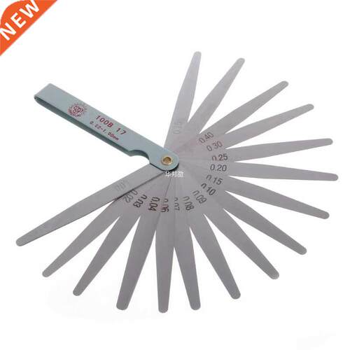 0.02 to 1mm 17 Blade Thickness Gap Metric Filler Feeler Gaug