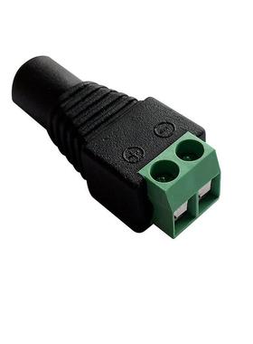 5 pcs led light cctv 12v 2.1*5.5mm dc power female jack conn