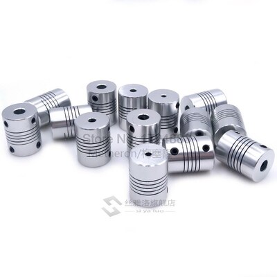 D19*L25 Aluminium flexible Jaw Shaft Coupling 5 8 6.35mm 8mm