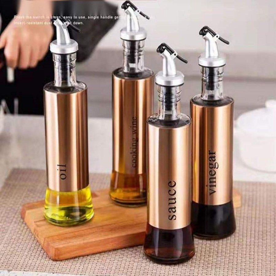 cooking seasoning oil bottle dispenser sauce bottle stainles