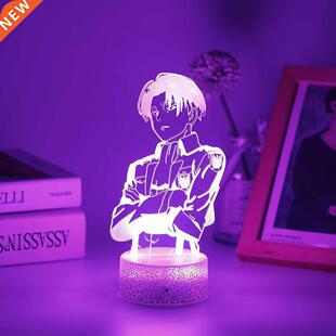 Attack On Titan LED Night Light Anime Figure Sunset Lamp Ban