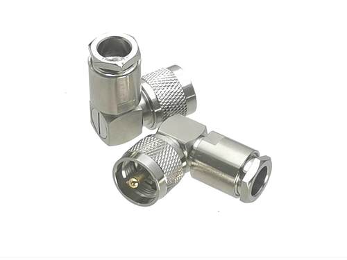 10Pcs Connector UHF PL259 Male plug Right angle Clamp RG8 LM