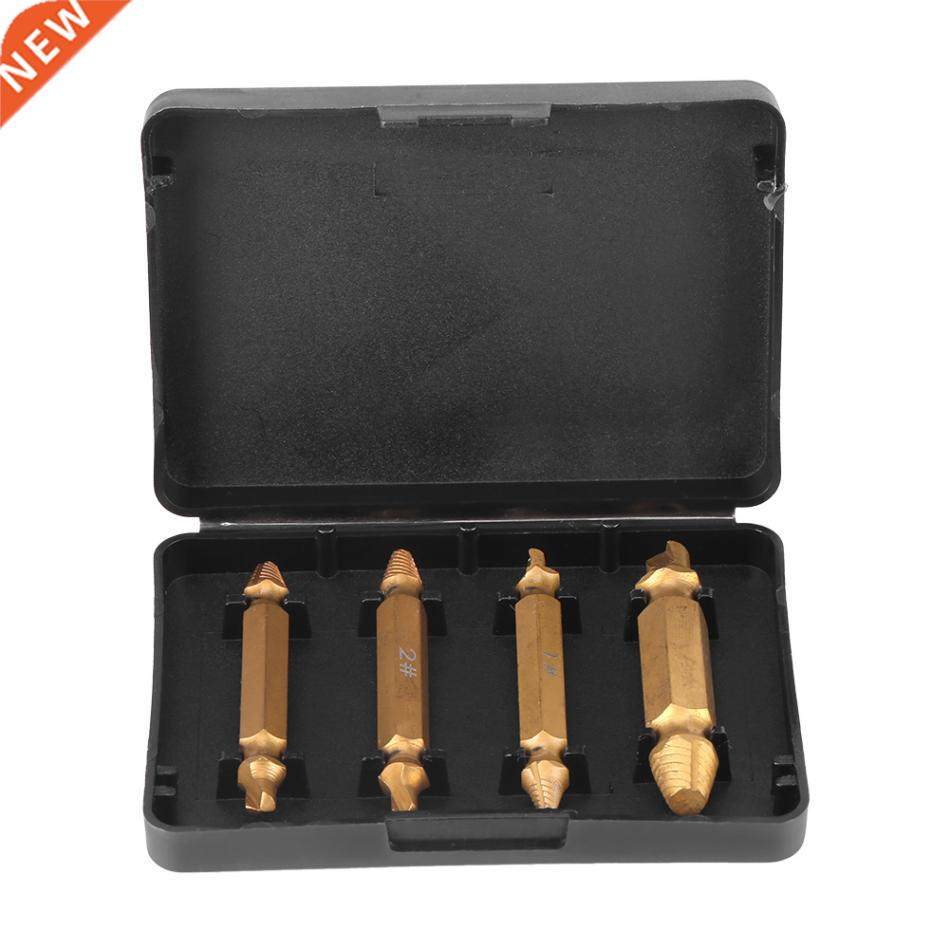 4PCS Side Broken Screw Remover Bit Bolt Extractor Removing T