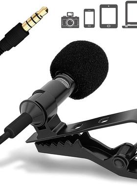 Professional Lavalier Lapel Microphone - Omnidirectional Con