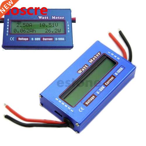 Digital 60V/100A Battery Power Analyzer Watt Meter Balancer