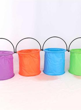 Foldng Bucket Retractable Chldren Fshng Bucket Portable