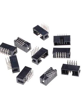 High Quality 10pcs DC3 10 Pin 2x5Pin Right Angle Double Row