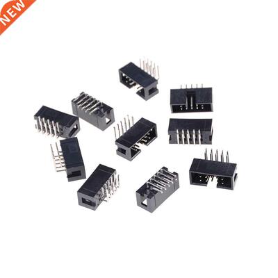 High Quality 10pcs DC3 10 Pin 2x5Pin Right Angle Double Row