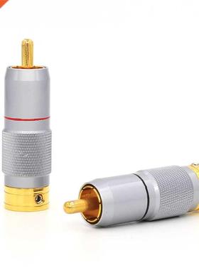 AR-203(G) High Performance Gold Plated Audio RCA Plug Audio