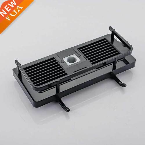 Bathroom Rod Shower Storage Shelf Rack Holder Organizer Wit