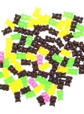 100Pcs Resin Candy Flatback Cabochon Miniature Qq Gummy Cand