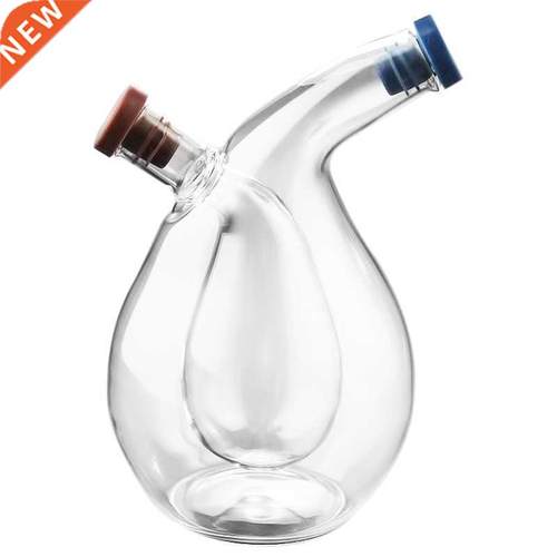 Kitchen Two-in-One Oil Dispenser Design Vinegar Cruet Olive