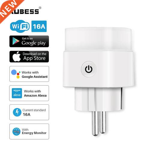 EU Plug WIFI Wireless Remote Socket Smart Timer Plug Voice