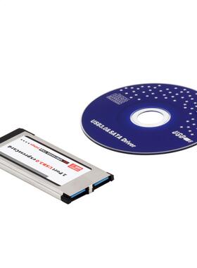 Express Card Expresscard to USB 3.0 2 Port Adapter with SATA
