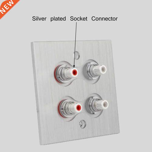 Preffair 8pcs RS3007S High Performance RCA Terminal Sockets