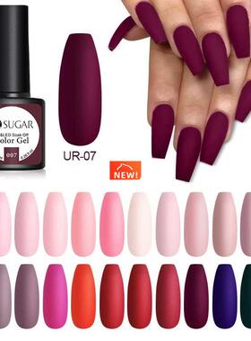 7ml Matte UV Gel Nail Polish Nail Color Matte Top Coat