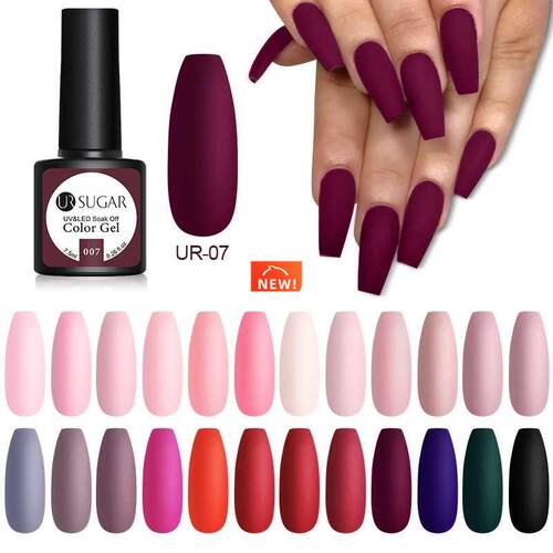 7ml Matte UV Gel Nail Polish Nail Color Matte Top Coat