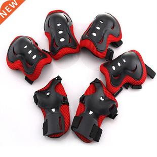 6PCS Kids Outdoor Sports Protective Gear Knee Pads Elbow Pad
