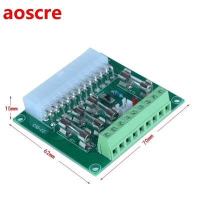 Breakout Board Module 24Pin ATX to terminal block 24/20-pin