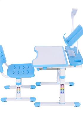 Adjustable Height Children's Desk and Comfortable Chair
