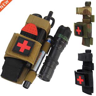 Tactical First Aid Kit Hanging Bag Scissors Cover Multi-Func