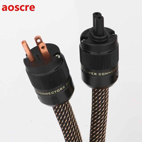 SPX-28 OCC Pure Copper siver plated With US figure 8 C7 AC