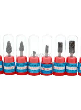 8Pcs 1/4 Tungsten Carbide Burr Bit 6mm Rotary Cutter Files