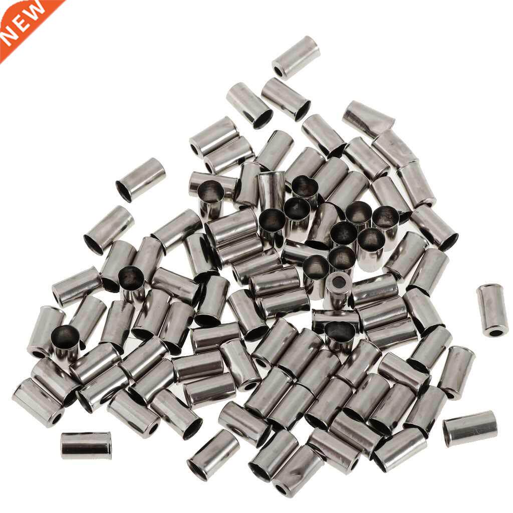 100Pcs Durable Aluminum Mountain Bicycle Brake Cable Cap End