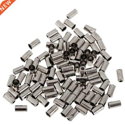 100Pcs Durable Aluminum Mountain Bicycle Brake Cable Cap End