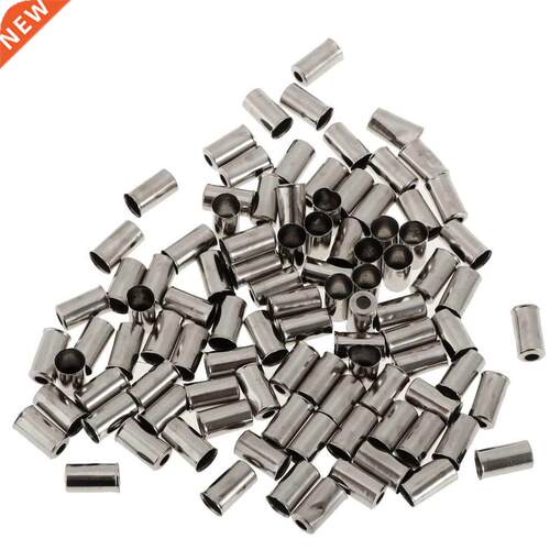 100Pcs Durable Aluminum Mountain Bicycle Brake Cable Cap End