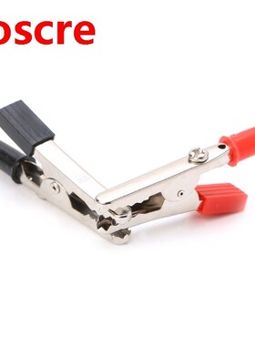 10X Insulated Crocodile Clips Plastic Handle Cable Lead Test