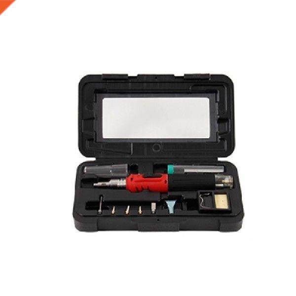 10-In-1 Gas Soldering Iron Case Set Multifunction HS-1115K