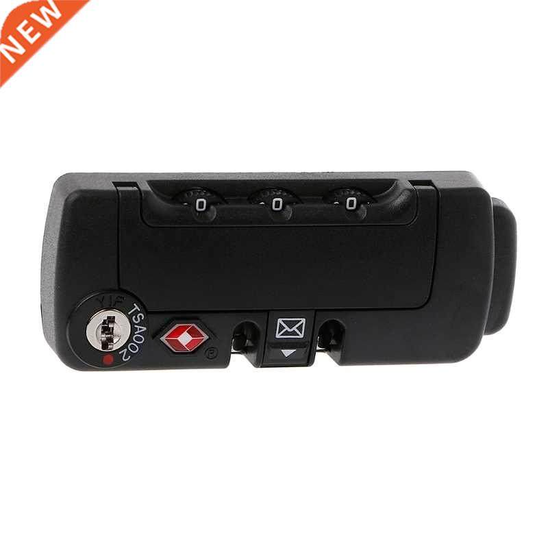 3 Code Combination Padlock Luggage Suitcase Travel TSA Secur