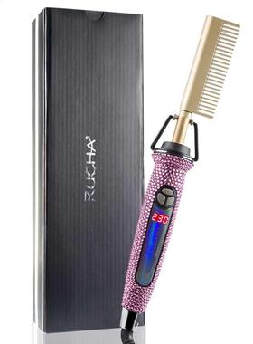 Hair Straightener Bush 2 in 1 Wet Dry Electric Hot Heating C