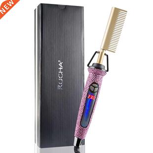 Hair Straightener Bush 2 in 1 Wet Dry Electric Hot Heating C