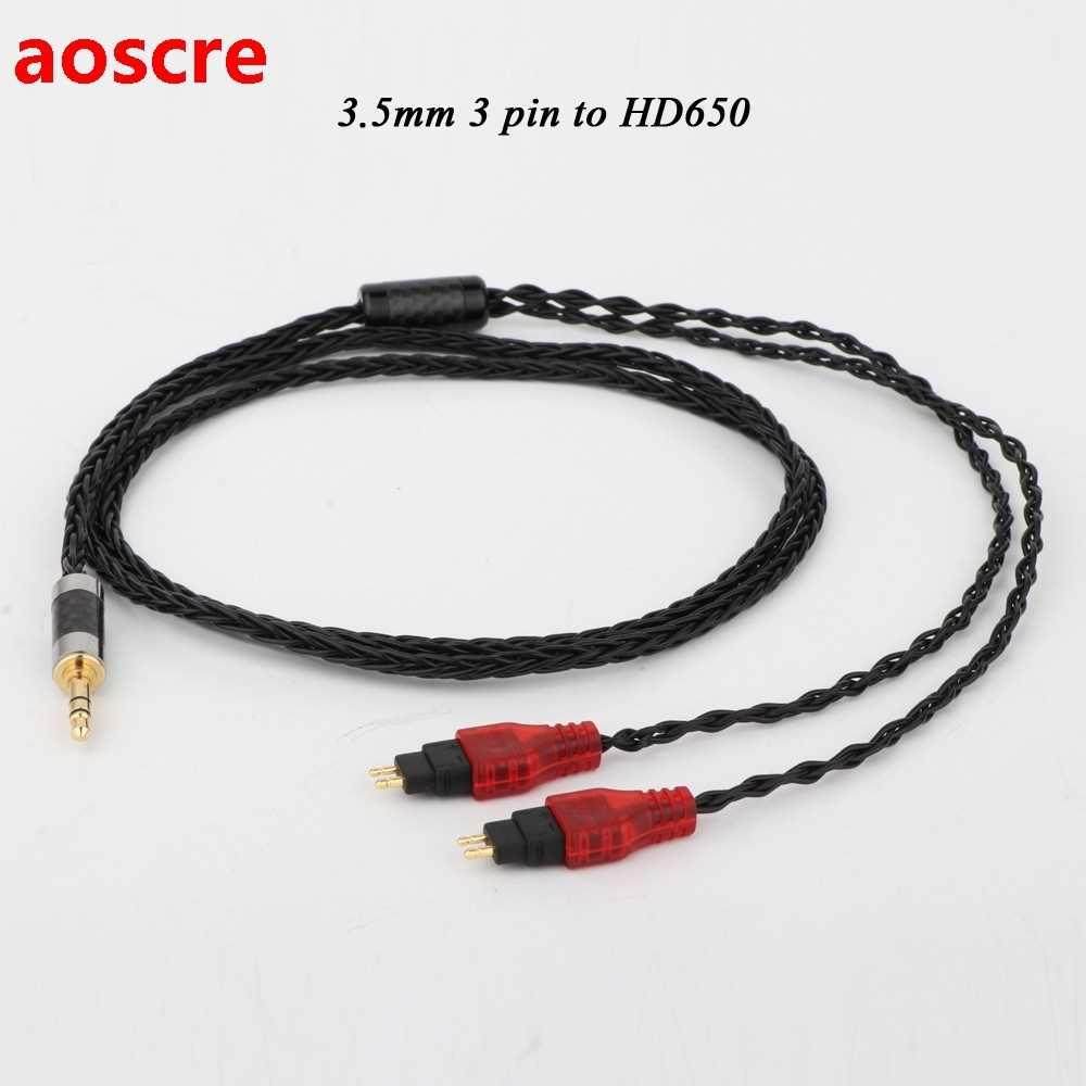 Preffair 8 Core Balanced Pure Silver Plated Earphone Cable F