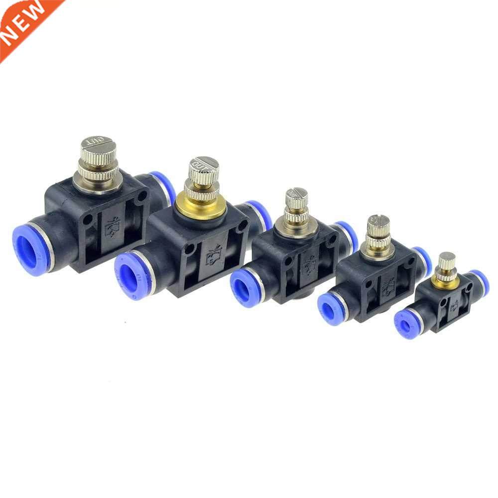 Pneumatic Airflow Regulator 4mm 6mm 8mm 10mm 12mm OD Hose Tu